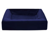 Bia Bed Royal Fluweel Overtrek Hondenmand Navy