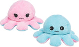 Trixie Octopus Omkeerbaar Pluche Roze / Lichtblauw 19 CM