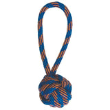 Happy Pet Ropee Bal Tugger Flostouw Blauw / Oranje 26X9X10 CM